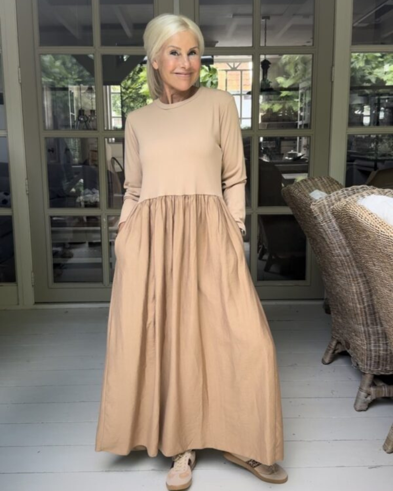 Amelaine - Robe Longue Et Confortable