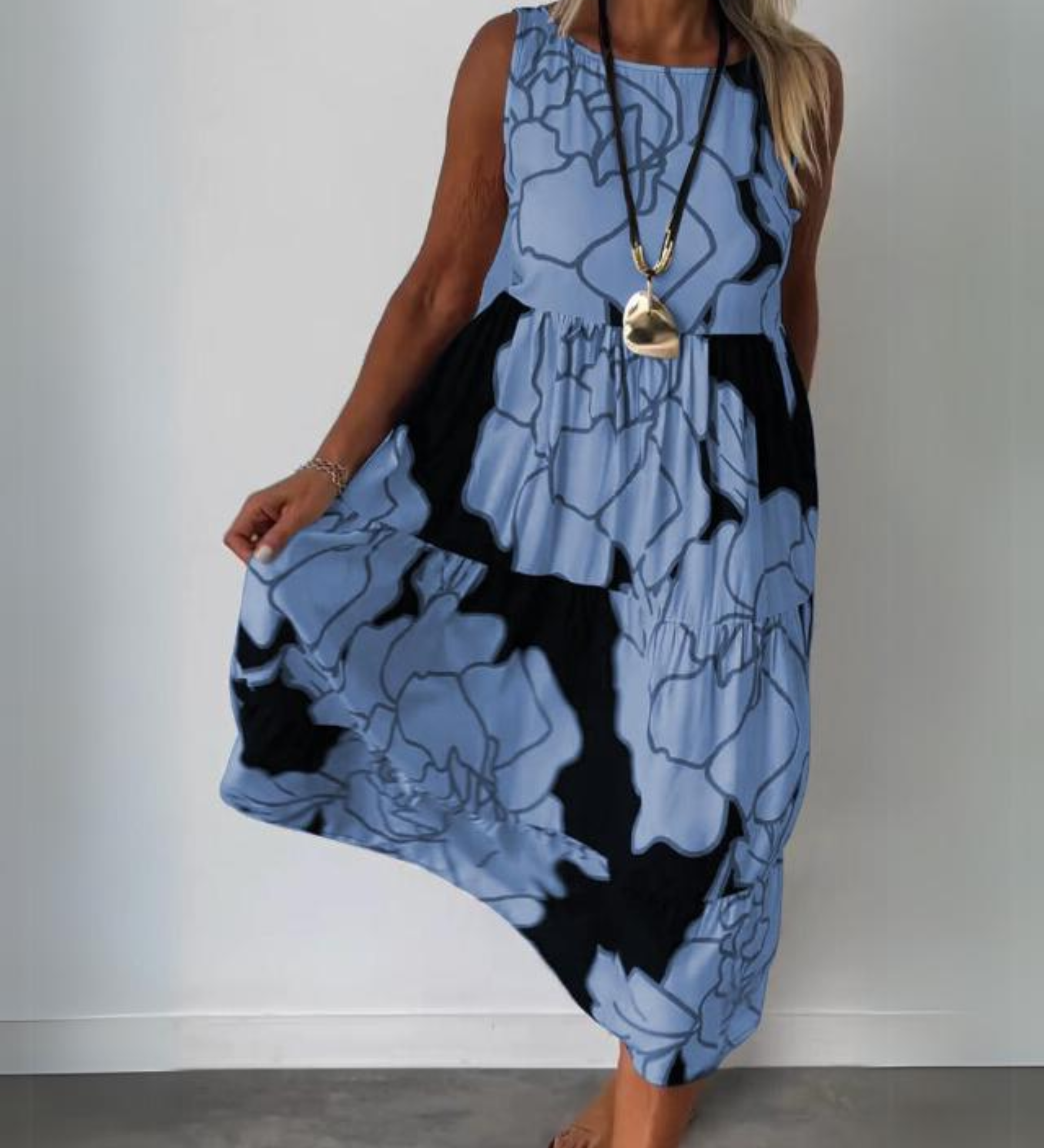 Grace – Robe Bohème Fleurie Élégante