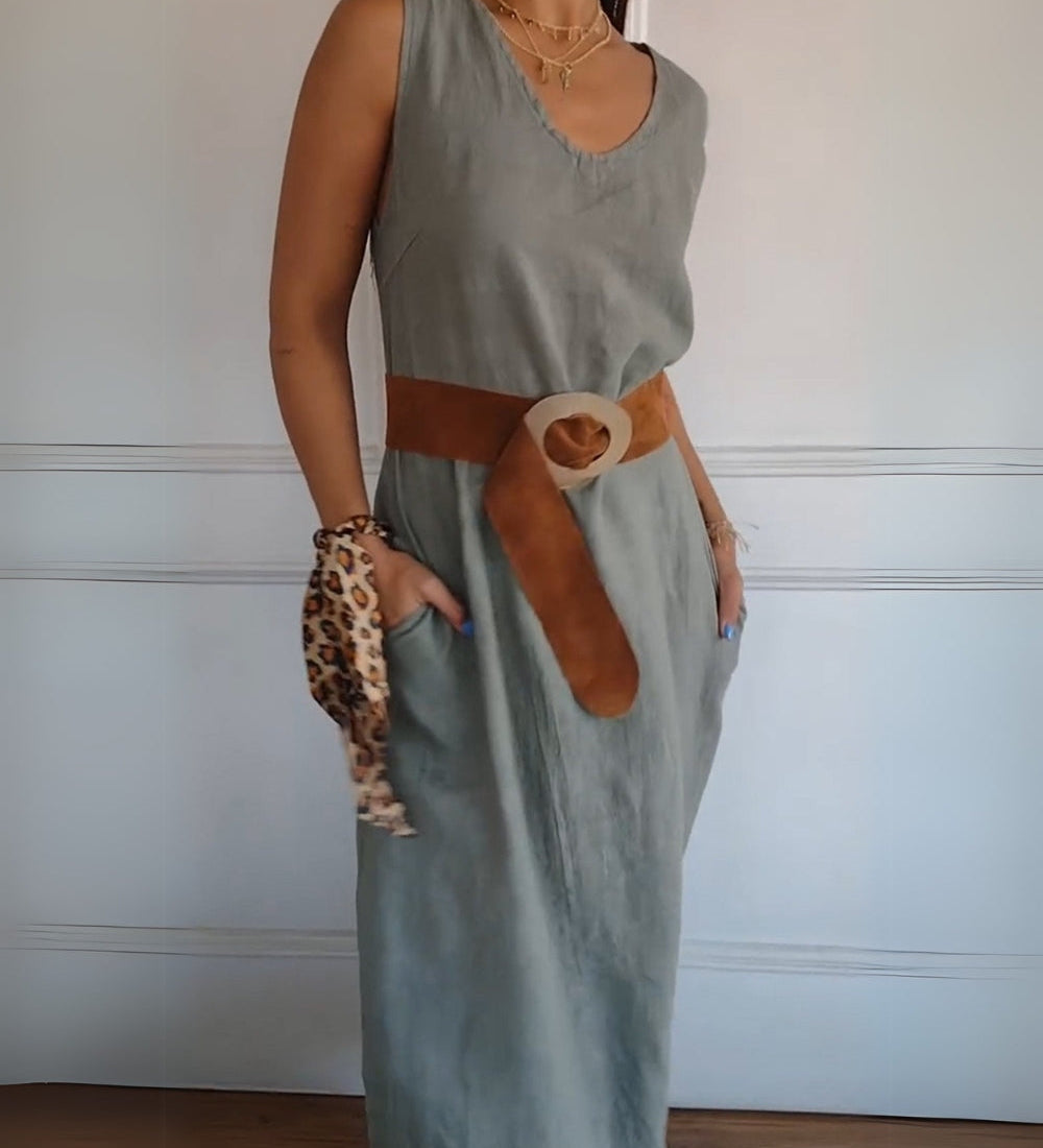 Bela Berane – Robe Bohème Élégante à Coupe Fluide