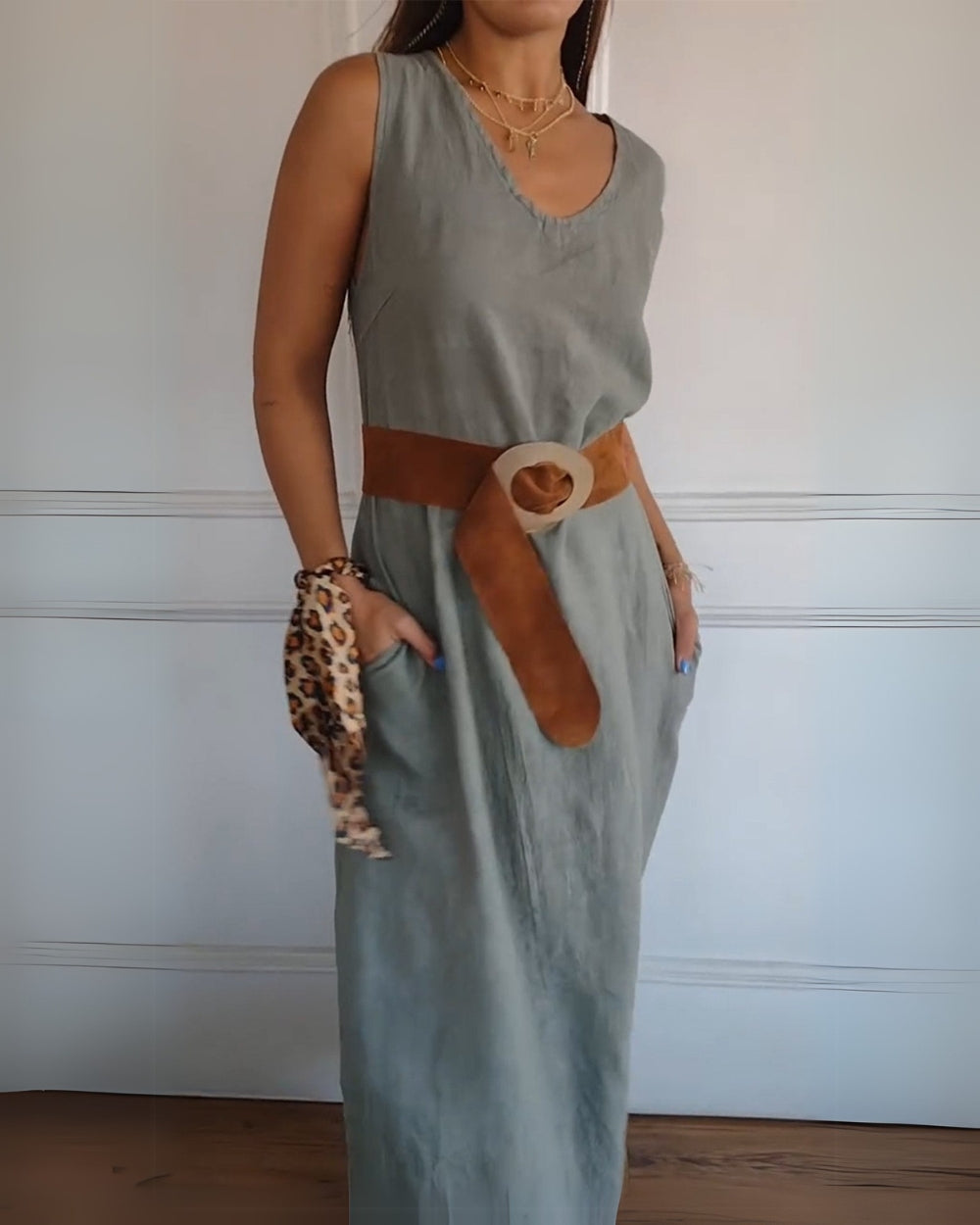 Bela Berane – Robe Bohème Élégante à Coupe Fluide