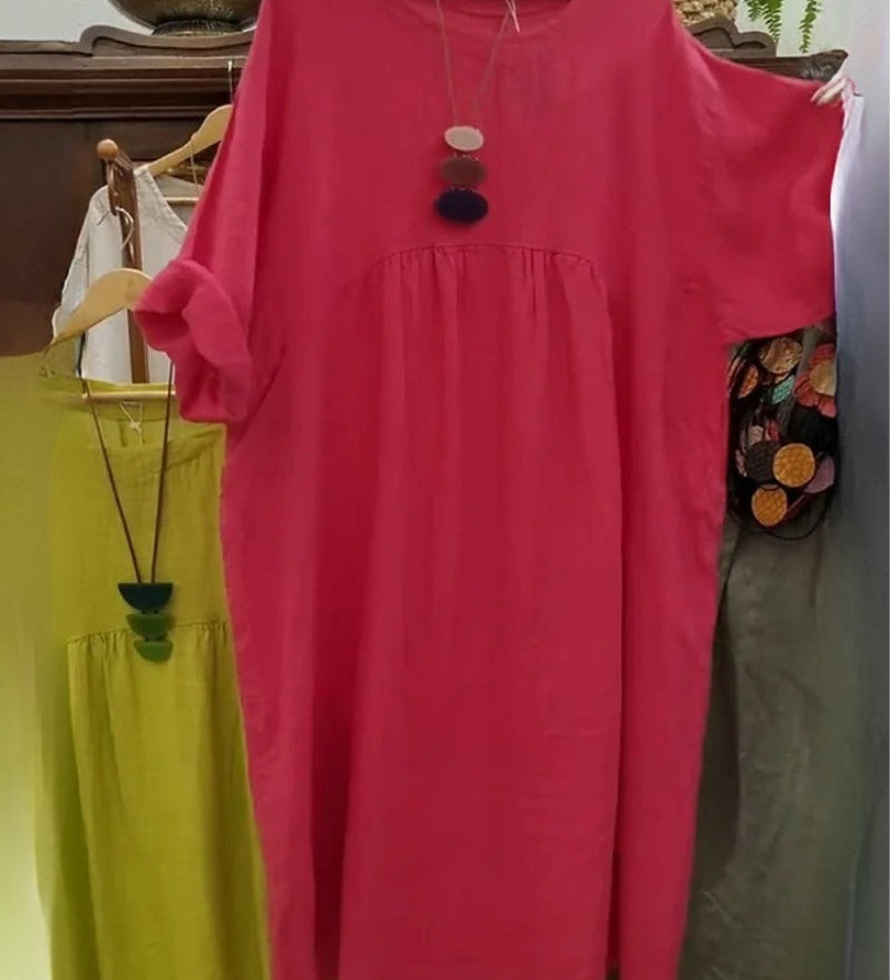 Mandira – Robe En Coton Et Lin