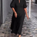 Bela Fiona - Robe Longue Élégante en Coton et Lin – Légèreté et Raffinement