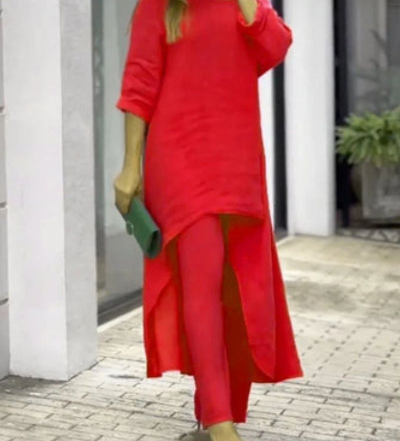 Polian - Ensemble 2 Pièces En Coton Et Lin