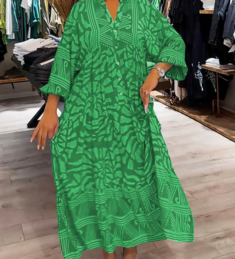 Lenara - Robe Ample Imprimée