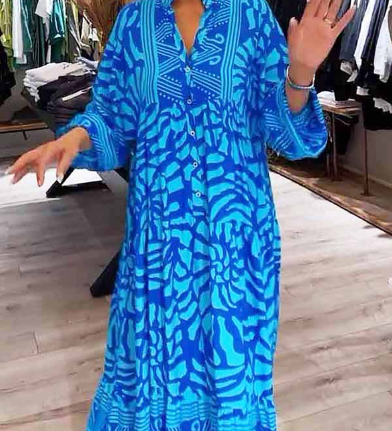 Lenara - Robe Ample Imprimée