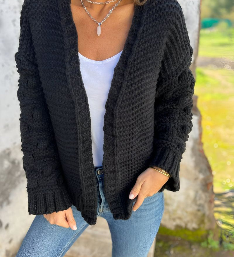 Aimée - Cardigan Élégant À Manches Longues