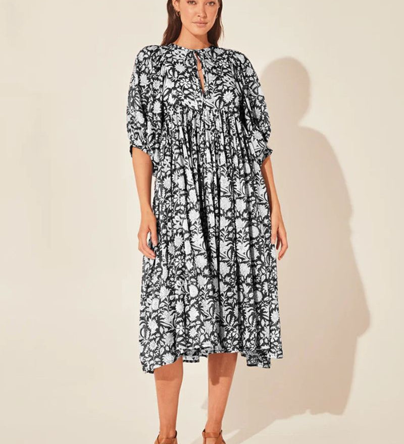 Amare - Robe Boho À Motifs Floraux