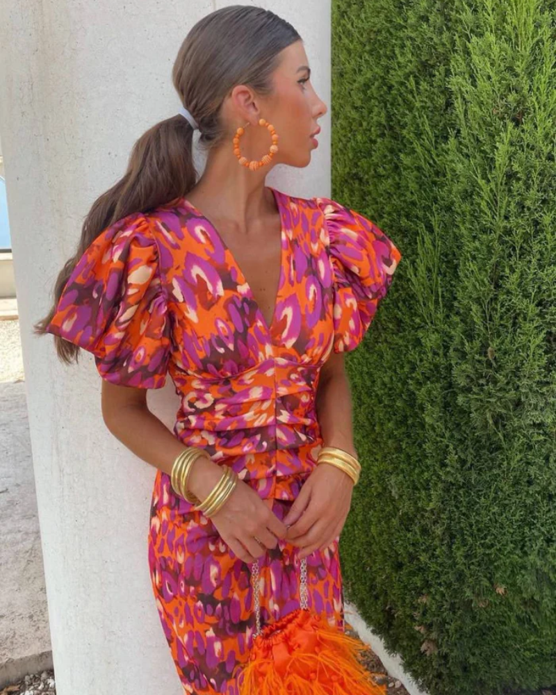 Daline – Robe Chic & Vibrante – Élégance sans Effort