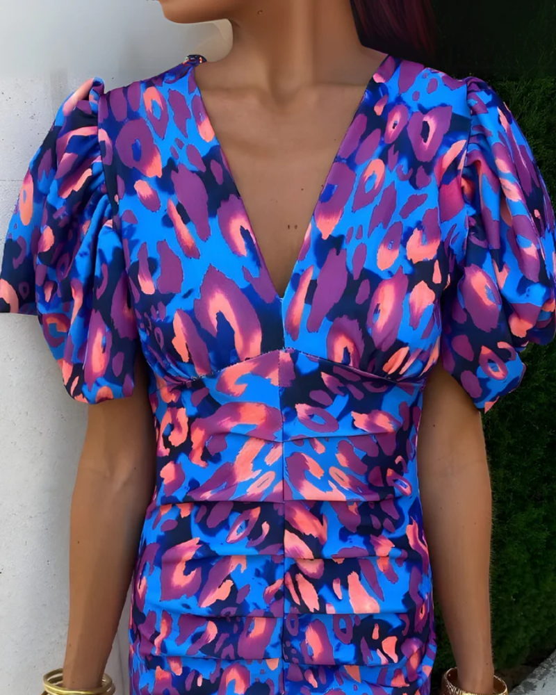 Daline – Robe Chic & Vibrante – Élégance sans Effort