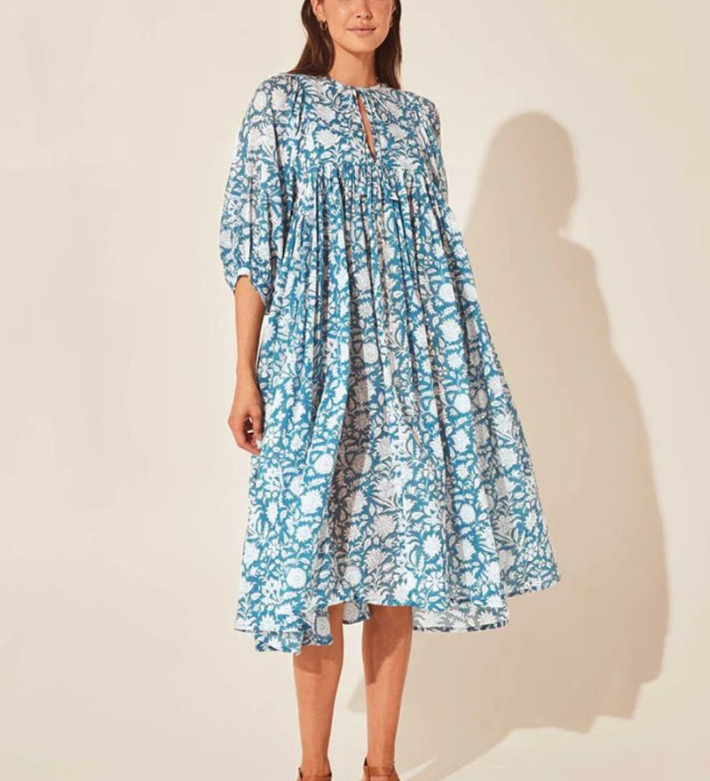 Amare - Robe Boho À Motifs Floraux