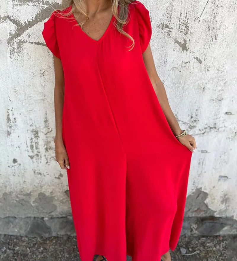 Marmarela – Combinaison Décontractée À Col En V