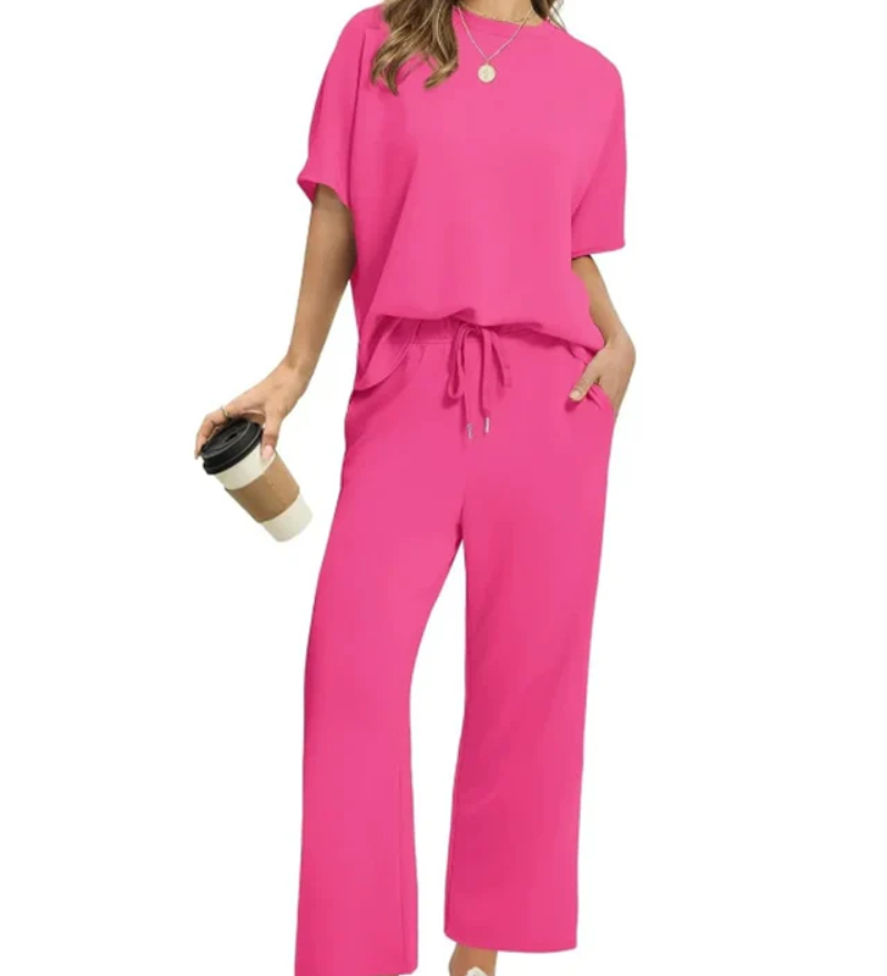 Asanare - Ensemble Décontracté Doux Avec Haut Et Pantalon