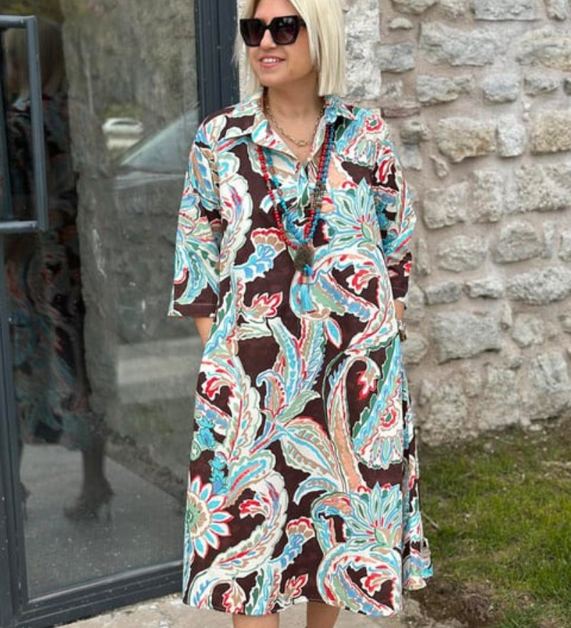 Borama – Robe Chic Imprimée et Colorée