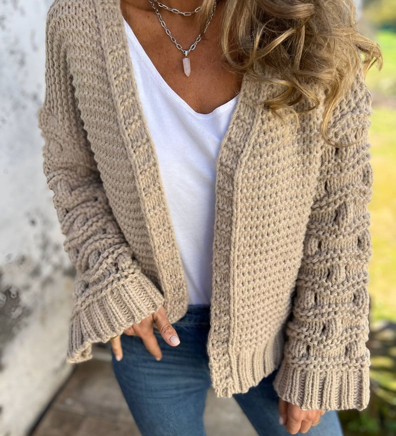 Aimée - Cardigan Élégant À Manches Longues