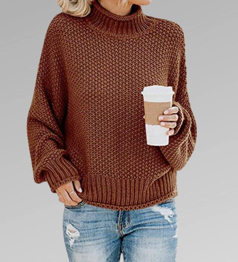 Virella - Pull À Col Roulé Élégant