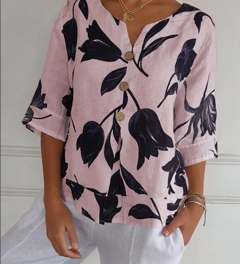 Elisa - Chemise Décontractée En Coton