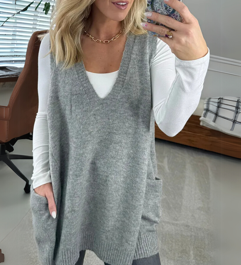 Arola - Gilet En Maille Douillet