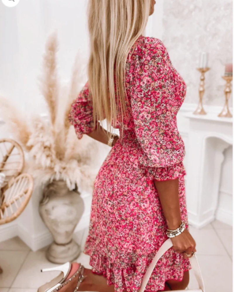 Bela Sami - Robe d’Été Fleurie – Élégance Bohème et Légèreté