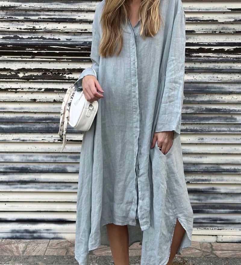 Iareni - Robe En Coton Et Lin