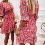 Bela Sami - Robe d’Été Fleurie – Élégance Bohème et Légèreté