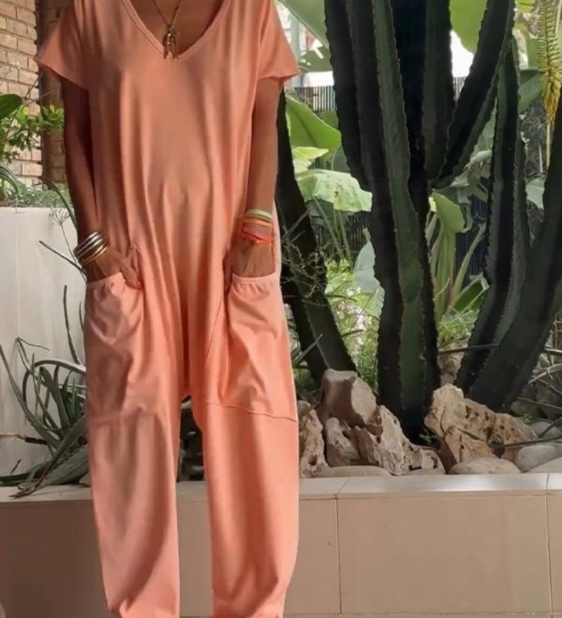 Maire - Combinaison Décontractée Col V Solide