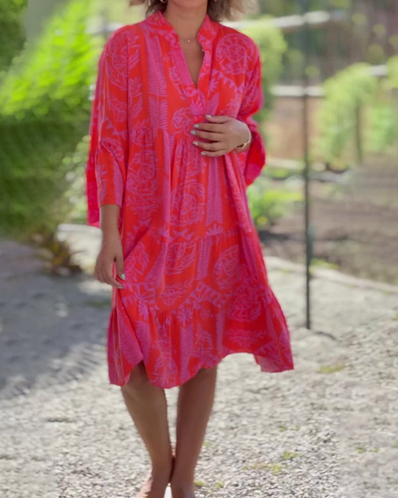 Sara – Robe Boho Loose À Manches 3/3