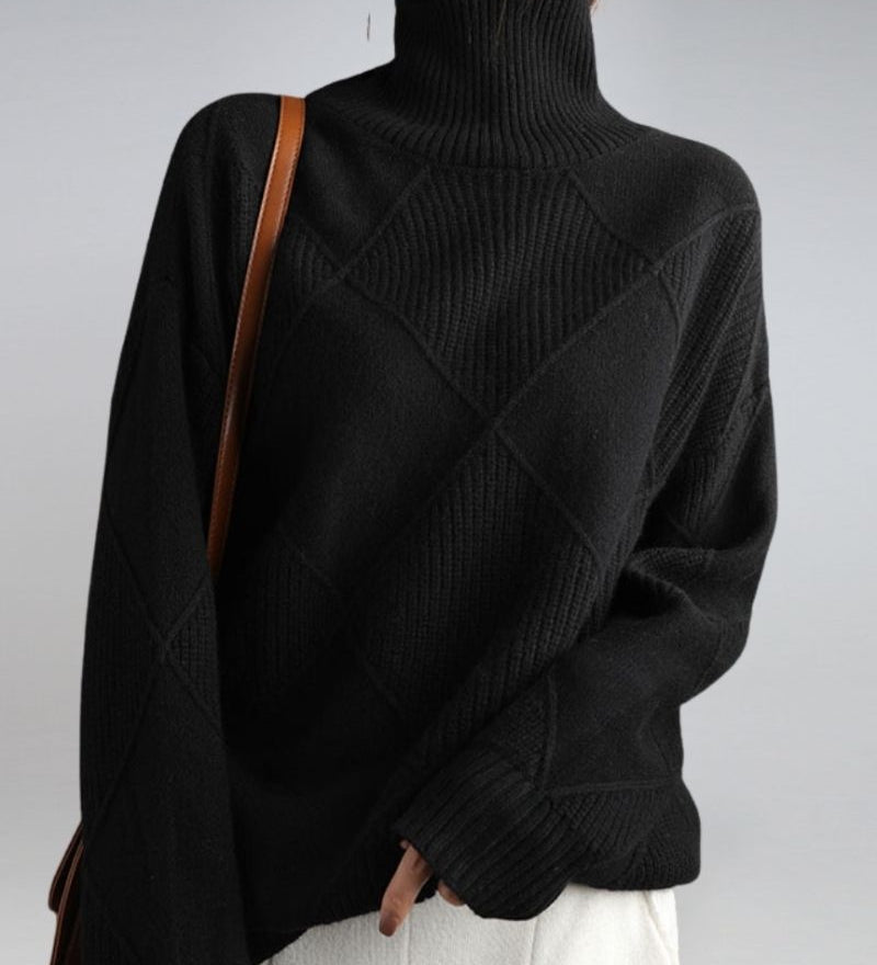 Adelia - Pull Chic À Col Roulé