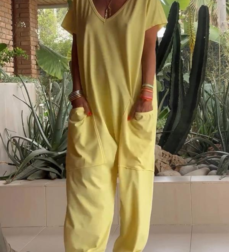 Maire - Combinaison Décontractée Col V Solide