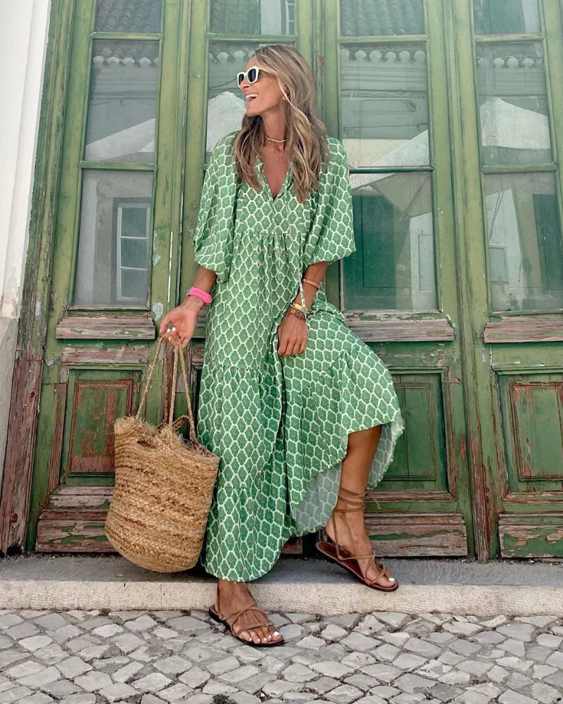 Sandy - Robe Longue Confortable Et Tendance