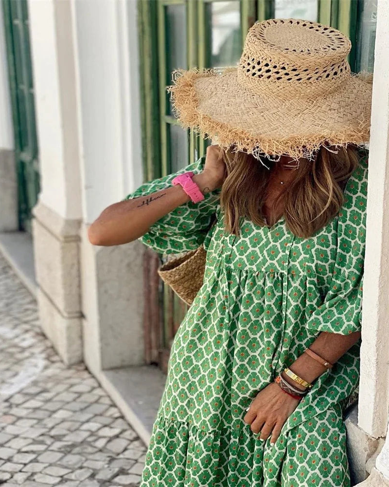 Sandy - Robe Longue Confortable Et Tendance
