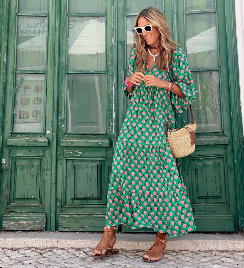 Sandy - Robe Longue Confortable Et Tendance