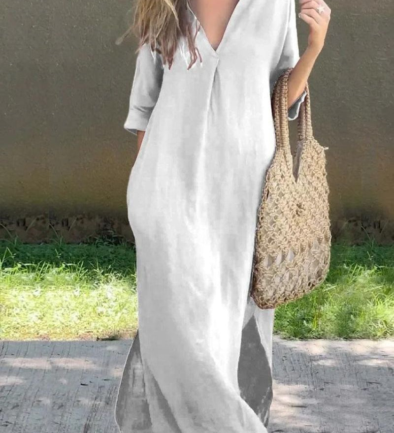 Simba - Robe En Lin Avec Poches