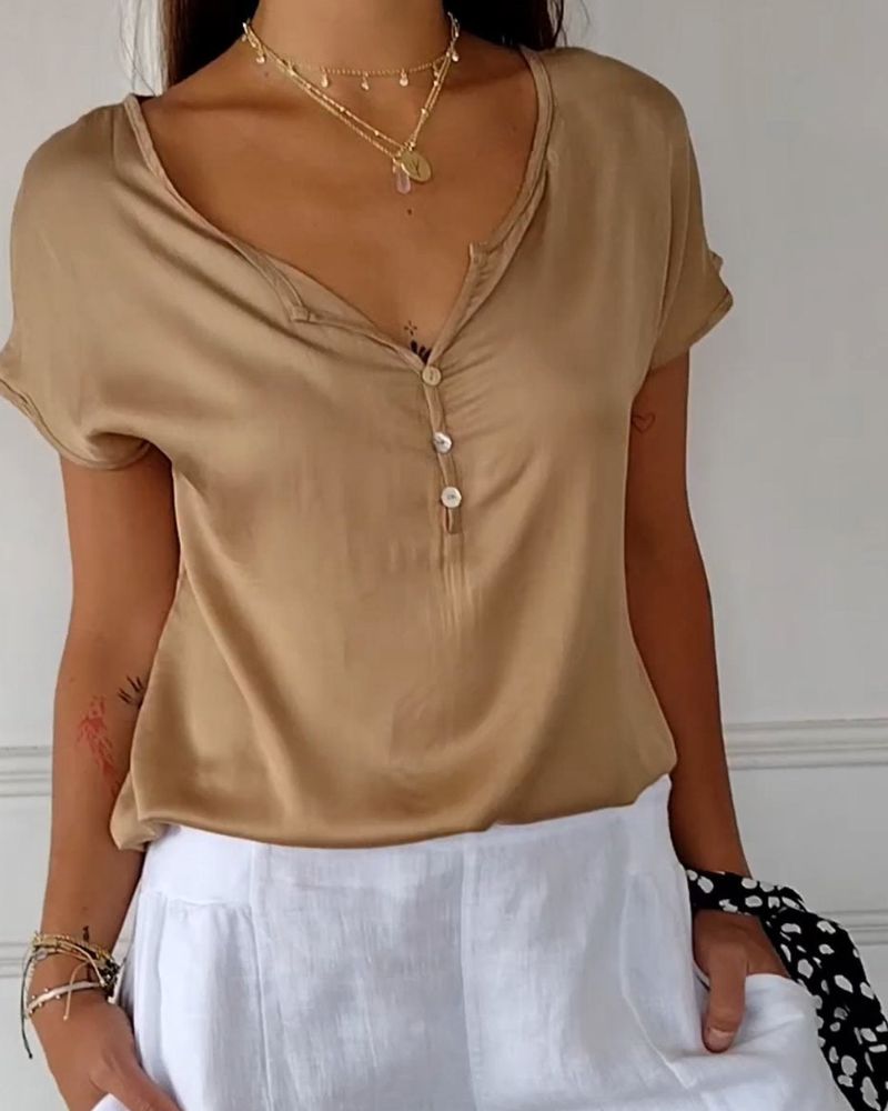 Juliette - T-Shirt D'Été Confortable