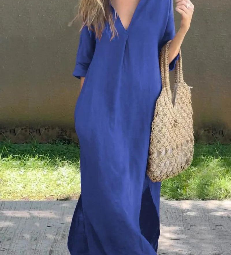 Simba - Robe En Lin Avec Poches