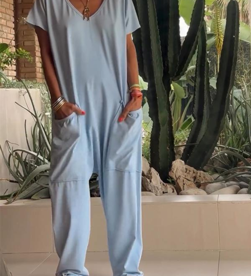 Maire - Combinaison Décontractée Col V Solide