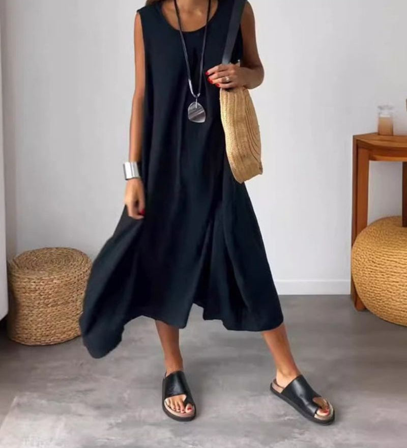 Blome – Robe Boho Sans Manches Midi