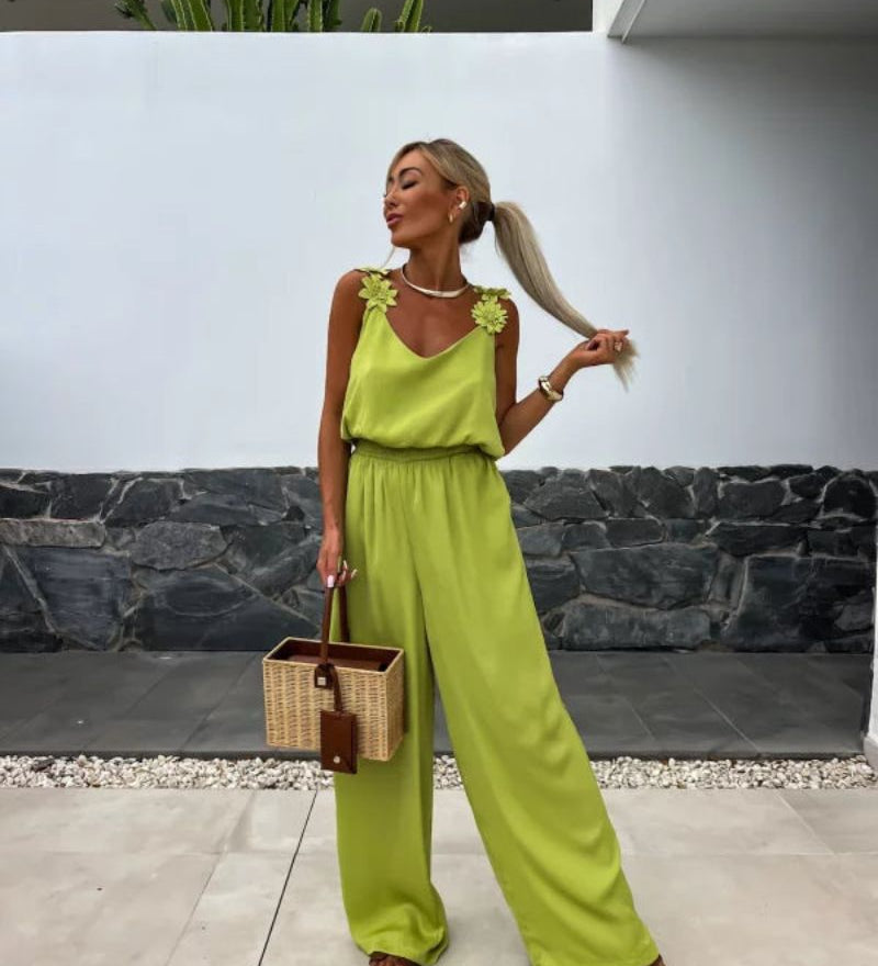 Bareni - Combinaison Boho À Motifs Floraux