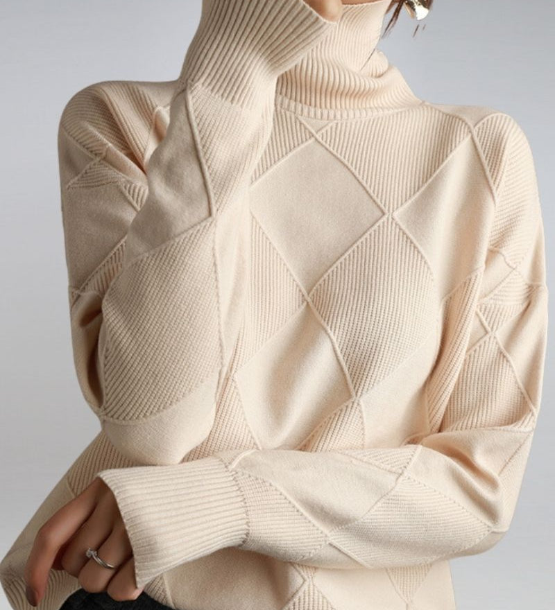 Adelia - Pull Chic À Col Roulé