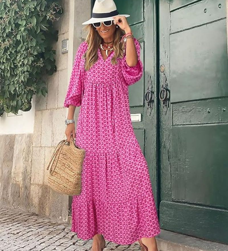 Sandy - Robe Longue Confortable Et Tendance