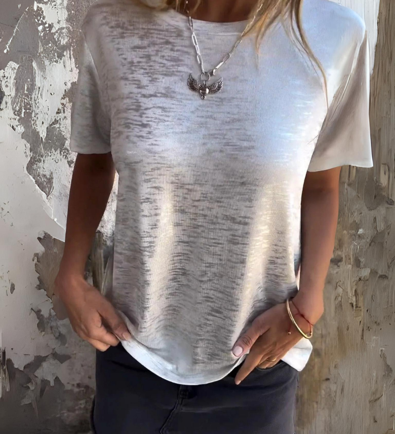 Mariona - T-Shirt Élégant À Manches Courtes