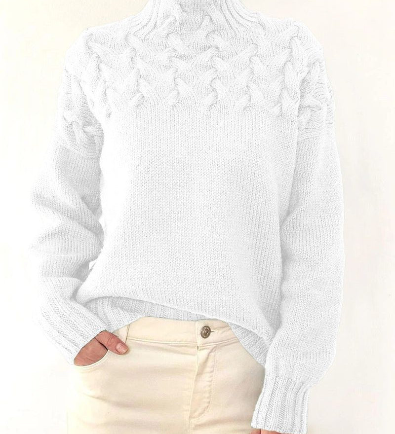Judil - Pull À Col Roulé Tricoté