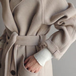 Lemia - Manteau Femme Long Élégant et Sophistiqué