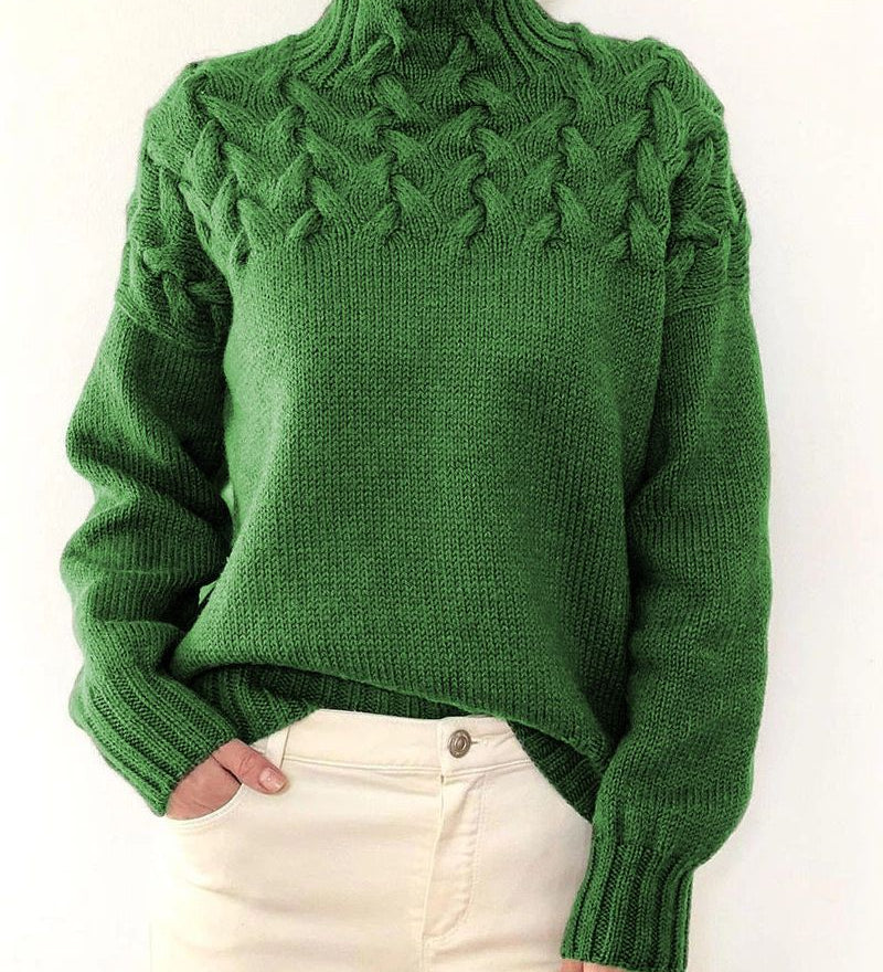 Judil - Pull À Col Roulé Tricoté