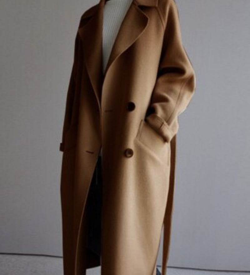 Lemia - Manteau Femme Long Élégant et Sophistiqué