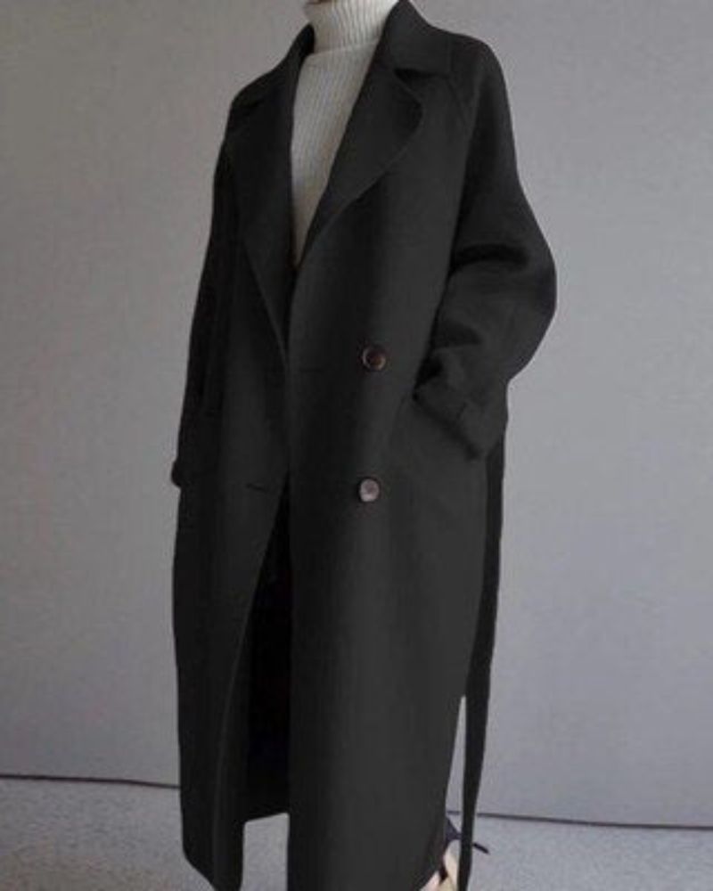 Lemia - Manteau Femme Long Élégant et Sophistiqué