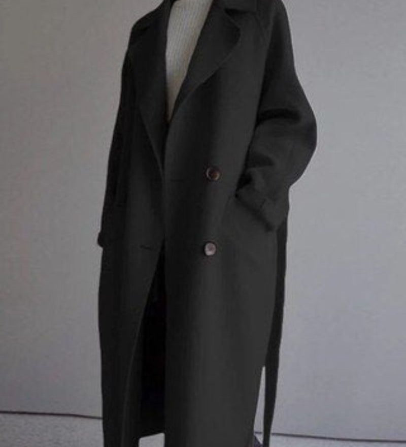 Lemia - Manteau Femme Long Élégant et Sophistiqué