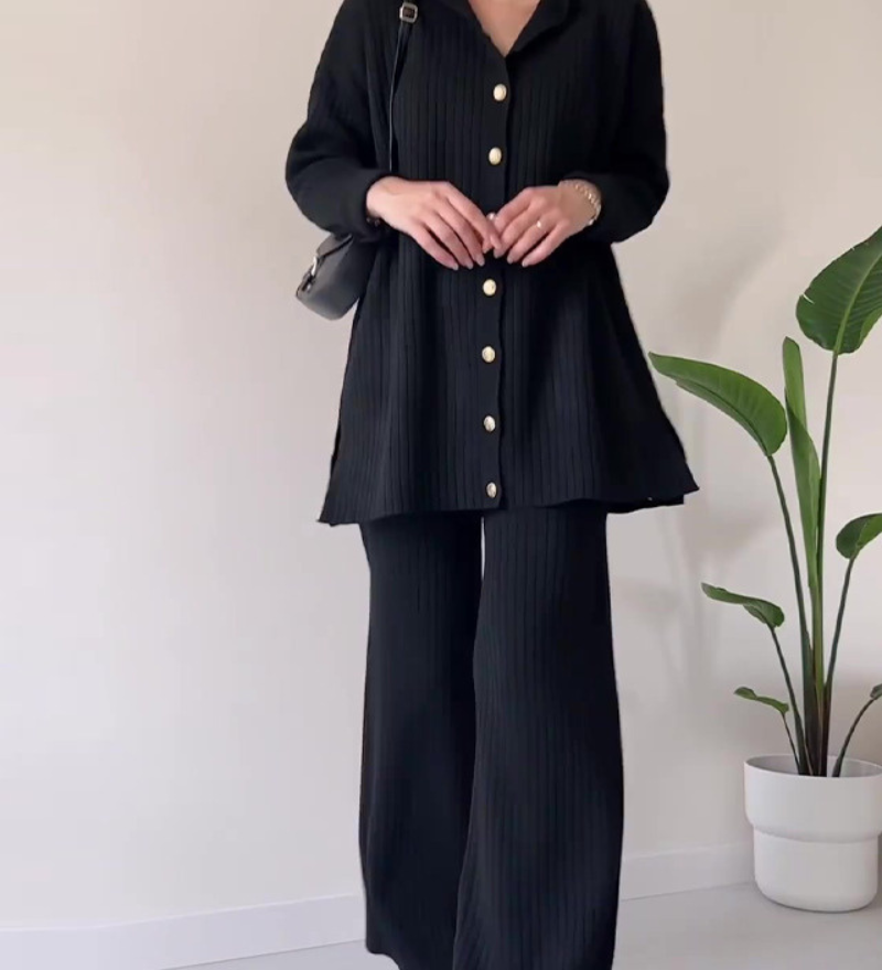 Merina - Ensemble Tricoté Décontracté 2 Pièces