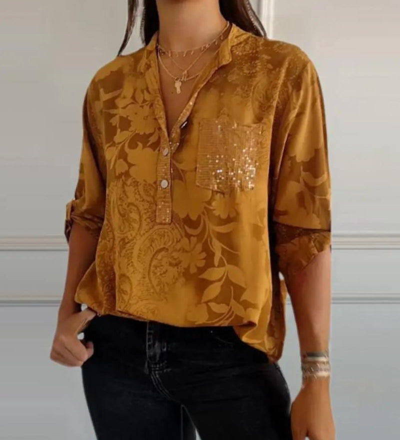 Darya - Haut À Poches Imprimé Floral