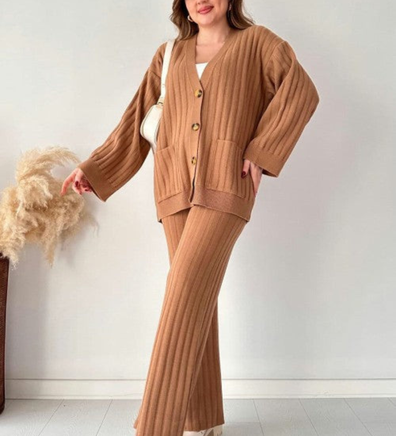 Lariana - Ensemble Tricoté Décontracté 2 Pièces