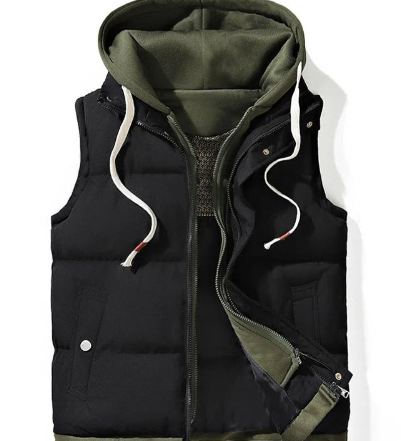 Velora - Gilet Poudré En Soft Shell À Capuche